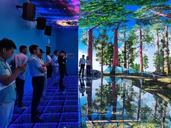 Голографическое шоу с динозаврами в центре 幻境空间