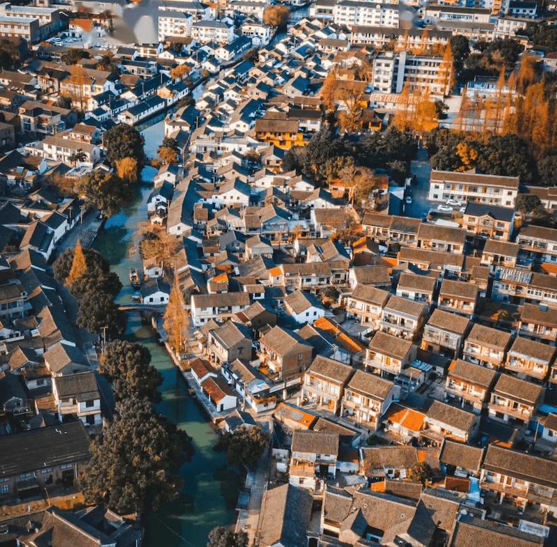 Панорама семи древних мостов Цзиньцзэ