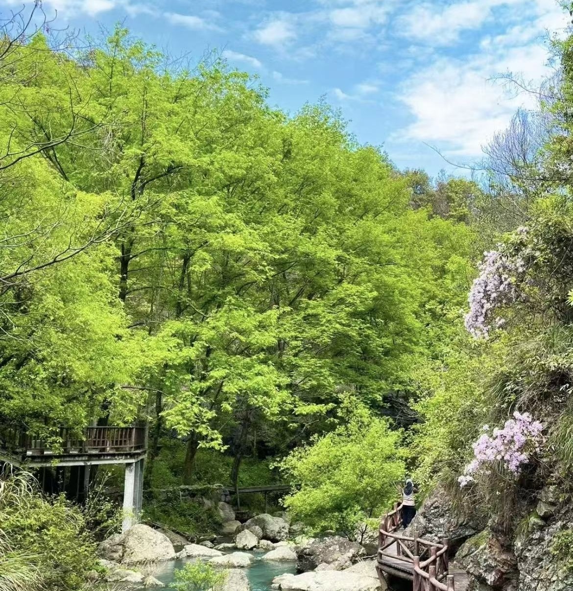 Водопад Чжуюнь крупным планом