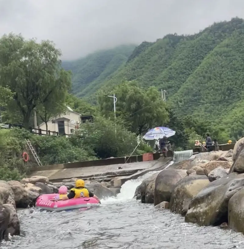 Водные горки на маршруте
